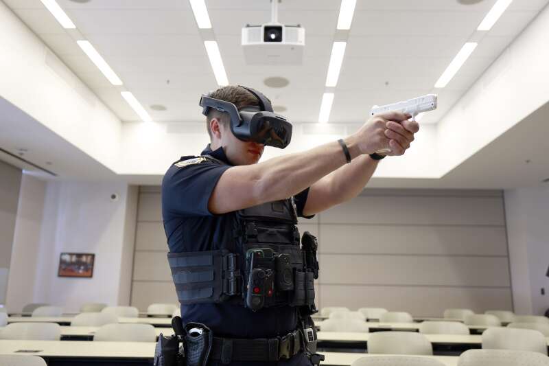 Implementation of a virtual reality shooting training system to strengthen the capacity and skills of Riga Municipal Police